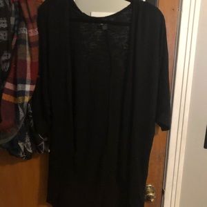 Black cardigan